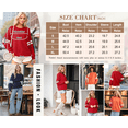 thumbnail image 5 of CURBODO Women's Striped Varsity Sweatshirt Oversized Long Sleeve Crewneck Pullover Fall Casual Tops, 5 of 6