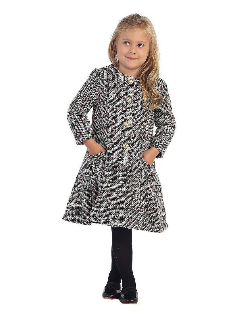 RocknStyle Little Girls Dark Blue Black Belt Studded Detail Denim Jacket 2-7T RocknStyle Little Girls Dark Blue Black Belt Studded Detail Denim Jacket 2-7T