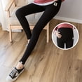 thumbnail image 2 of Ropa de mujer embarazada primavera y otoño pantalones de mujer embarazada leggings de barriga de gatito pantalones de tobillo elásticos de cintura alta finos, 2 of 6