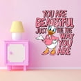 thumbnail image 2 of Popular Decal Daisy Duck You Are Beautiful Popular Decal Children You Are Beautiful Sailor Cap Hidden Gold Mc Duck Cartoon Bedroom Background Wall Decoration Wall Sticker - Size: 8 In(W) x 10 In(H), 2 of 4
