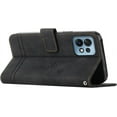 thumbnail image 2 of Wallet Case for Moto Edge Plus 2023, Moto Edge Plus Leather Flip Case with Kickstand Magnetic Full Protection Compatible with Motorola Moto Edge Plus 2023 Smile Black, 2 of 7