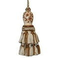 thumbnail image 1 of 123 Creations C091BR Toile-Brown hand painted tassel, 1 of 1