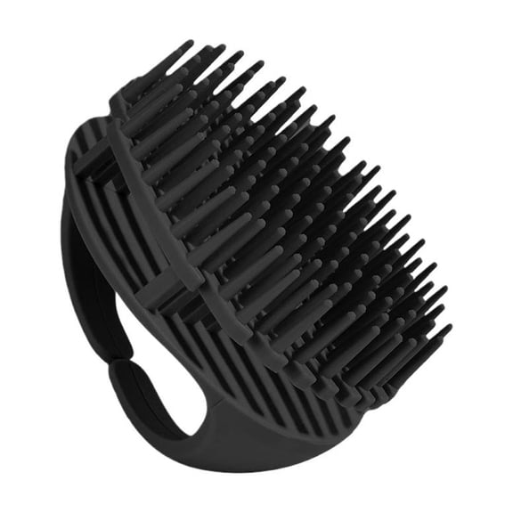 Scalp Massager Hair Washing Brush – Soft TPEE Bristles, Wet & Dry Use, Ergonomic Handheld Shampoo Scrubber for Manicure Protection, Quick-Dry Hollow Design for Relaxing Shower Ritual