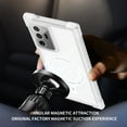 thumbnail image 2 of SaniMore for Samsung Galaxy Note 20 Ultra Magnetic Case, [Wireless Charging] Crystal-clear Rugged PC Back Back Skin-feel Shockproof Strong Drop Resistant Slim Shell Car Mount, Clear, 2 of 8
