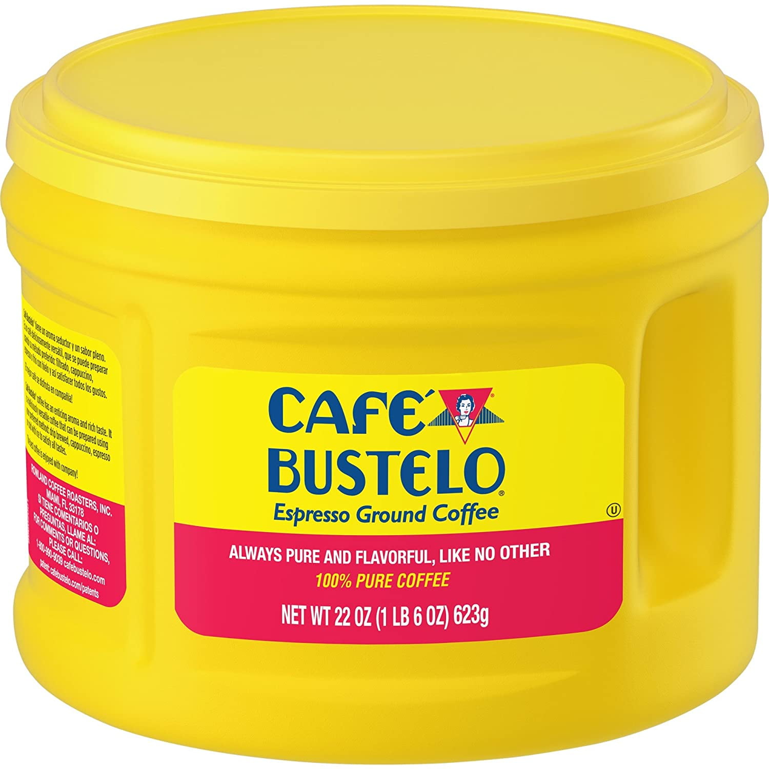 Cafe Bustelo Espresso Ground Coffee, Dark Roast, 22oz