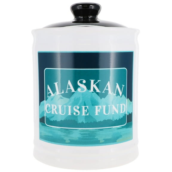 Cottage Creek Alaskan Cruise Fund Multicolor Ceramic Money Jar