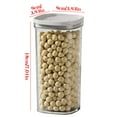 thumbnail image 3 of Airtight Food Storage Container | Sealed Grain Storage Tank | BPA-Free Plastic Kitchen Canister for Dry Goods & Pantry Organization | 1-Piece Set, 3 of 3