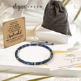 thumbnail image 6 of Inspirational Gifts Bracelets for Women Healing Natural Lapis Lazuli Stone Bracelets - Get Well Soon Gifts for Women Sister Friend Bestie - Appreciated Bracelet, 6 of 7