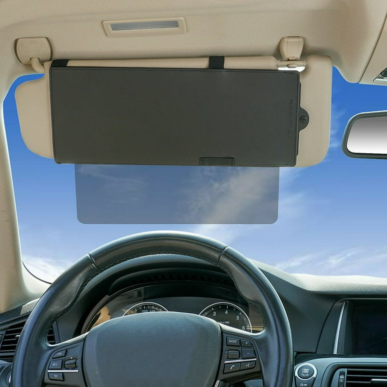 Sun Visor Extender for Cars, Car Sun Visor Extension Extender Shield Front  Side Casement Shade Anti-Glare Truck 