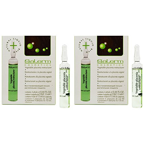 Salerm Vegetable Placenta Restructurer 4x0.44oz 'Pack of 2'