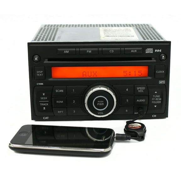 Restored 2013-2016 Nissan NV200 AM FM Radio mp3 CD Player Aux Input 281853LM0A Face CY09K (Refurbished)