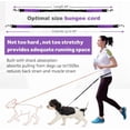 thumbnail image 4 of Huggeg Laisse pour Chien Mains Libres pour Course Marche Entraînement Randonnée, Poignée Double Réfléchissante, Pochette Distributrice de Sacs de Caca, Ceinture Ajustable, Absorbant les Chocs, Idéal pour Moyen à Grand AZ824-1149, 4 of 7