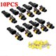 thumbnail image 1 of 10 Sets Sealed Waterproof Electrical Wire Connectors Two-Pin 2-Way Seal Car Boat Waterproof Electrical Wire Superseal Connector, 1 of 5