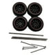 thumbnail image 2 of 4x Ruedas y neumáticos para coche RC, piezas de mejora, ruedas, modelo RC, accesorios de aleación para coche RC Estilo rojo A, 2 of 9