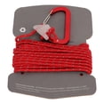 thumbnail image 4 of Corde à Linge de Camping, Vision Nocturne Fluorescente Réglage Triangulaire Bouton de Suspension Corde à Linge Antidérapante pour Secours d'Urgence pour Randonnée Rouge, Noir, 4 of 8