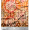thumbnail image 3 of Soimoi Cotton Voile Fabric Tie & Dye Panel Printed Fabric 1 Yard 56 Inch Wide, 3 of 3