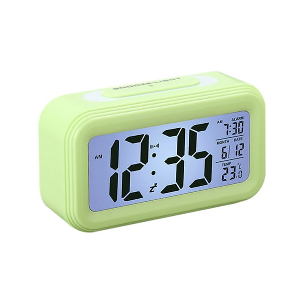 Tomshoo Multifuctional Digital Alarm Clock With Nightlight Electronic Table Leds 24 12 Hour Date Temperature Display Com Nightlight Electronic Table Clock Leds, Alarm Clock That Illuminates On Ceiling