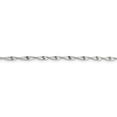 thumbnail image 2 of Solid 925 Sterling Silver 2mm Twisted Herringbone Chain Necklace - with Secure Lobster Lock Clasp 20", 2 of 6