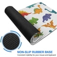 thumbnail image 6 of Long Mouse Pads for Desk,White Dinosaurs Colorful Species Pattern Desk Mats on Top Of Desks, Desk Mouse Pad Extra Large with 3mm Non-Slip Base and Stitched Edge for Gaming,Office,Work,Home 31.5"x11.8", 6 of 6