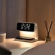 thumbnail image 1 of Alarm Clock with Wireless Charging and Lights Dimmable Digtial Alarm Clock Charging Station for Bed, 1 of 5