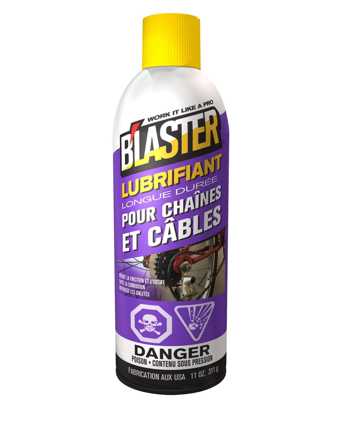 Blaster Lubrifiant pour chaînes et câbles, paquet de 6