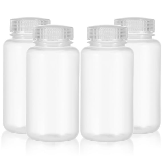 HOMEMAXS  4 Pcs Clear Gel for Canning Reagent Bottle Travel