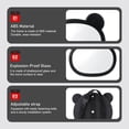 thumbnail image 4 of Baby Car Mirror, HD Shatterproof Seat Cute Bear Shape Rear Facing Accessory for Observe the Move, Universal Most Vehicle Headrests (Black) -, 4 of 6