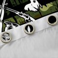 thumbnail image 4 of Manfei Vintage Flag Blackout Curtains,Jungle Wildlife Hunting Curtains Pack of 2 (42x84 Each),Green, 4 of 7