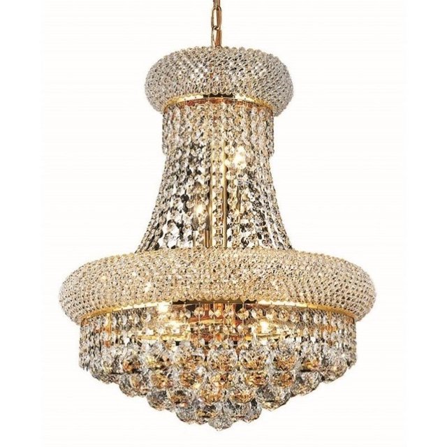 Elegant Lighting Primo 16" 8 Light Spectra Crystal Chandelier