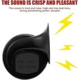 thumbnail image 5 of Super Loud Train Horns, Car Waterproof Durable Air Electric Snail Horn, 12V Raging Sound Air Horns Replacement Kit, Automotive Accessories Universal for Car, Motorcycle, Truck, Bike, Boat, 5 of 6