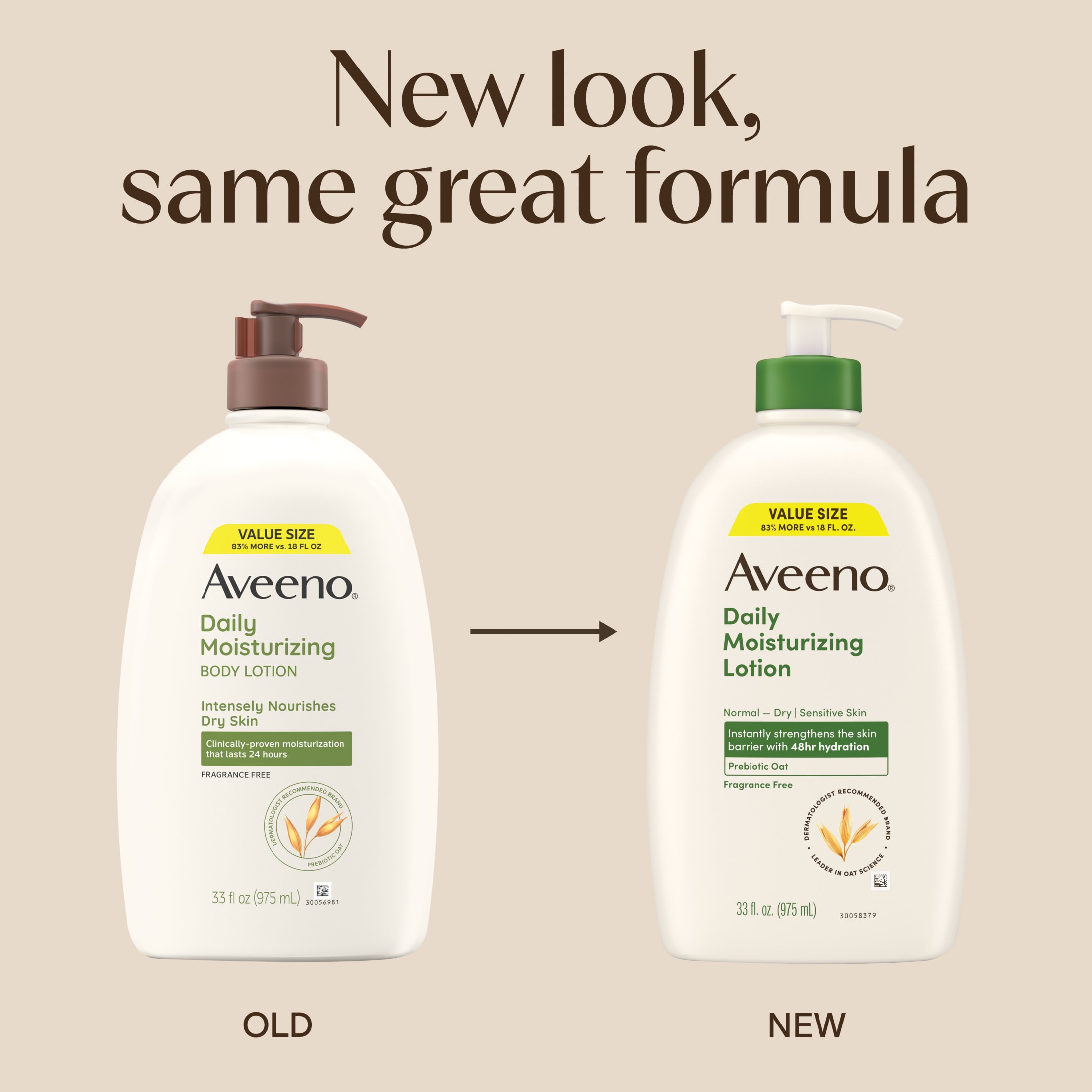 Aveeno Daily Moisturizing Body Lotion, 33 fl oz photo 2