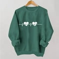 thumbnail image 2 of zbxnLI Womens Spring Sweatshirts Crew Neck Pullover Top Valentine's Day Tops Long Sleeve Sweatshirt Fashion Outfits, 2 of 6