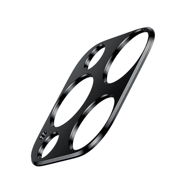 Matsuzay Nueva cubierta de la cámara del teléfono Protector de película de lente de cámara de teléfono de aleación de aluminio, negro, reemplazo Teléfono y Comunicación Negro i12Pro máximo