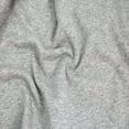thumbnail image 2 of 61" Wide Poly Cotton Fleece Fabric by the Yard - 250 GSM, Medium Weight, Soft, Warm, Breathable, 2-Way Stretch – Great for Apparel, Activewear, Hoodies & DIY- Heather Grey, 2 of 4