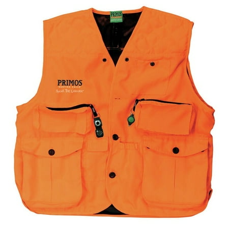 Primos 65703 Gun Hunter s Hunting Vest Blaze Orange - Extra Large