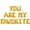 Gold, variant on Letter Balloons - YOU ARE MY FAVORITE 16" Inch Alphabet Letters Foil Mylar Balloon Birthday Party Banner (Blue)
