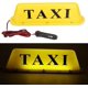 thumbnail image 5 of Luz de taxi de 12 V (amarilla), lámparas de señalización universales Bombillas LED magnéticas para techo de automóvil superbrillantes Luz de parabrisas Cabina con disco de succión Base sellada Práct, 5 of 5