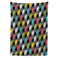 thumbnail image 3 of Ambesonne Geometric Tablecloth Rectangular Table Cover, Abstract Art Style, 60"x84", Multicolor, 3 of 4