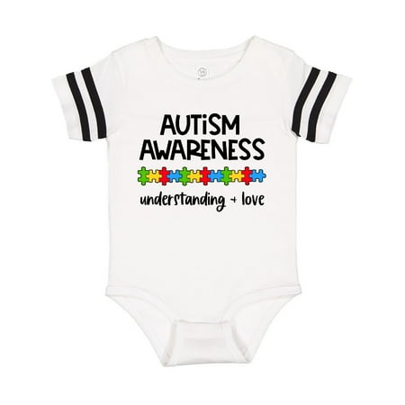 

Inktastic Autism Awareness Understanding and Love with Puzzle Pieces Gift Baby Boy or Baby Girl Bodysuit