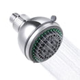 thumbnail image 2 of Unique Bargains Shower Head High Pressure Chrome Showerhead Removable Water Restrictor Adjustable Swivel Ball Joint, 2 of 4