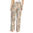 thumbnail image 6 of Pajama Pants Women, Sunflowers vintage A Sweatpants Soft Sleep Lounge Pants, Casual PJ Bottoms Pants with Pockets, 6 of 7