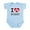 Sky Blue, variant on CafePress - Infant Bodysuit - Baby Light Bodysuit, Size Newborn - 24 Months