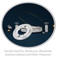 thumbnail image 3 of WEUVEB Base Con Rodamiento De Bolas Plateada Para Reparación Y Muebles Con Rotación Suave, 3 of 7