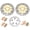 Gold, variant on Front Rear Brake Discs Rotors Pads For KAWASAKI ZX-9R Ninja ZX 900 B B3-B4 96-97 1996 1997
