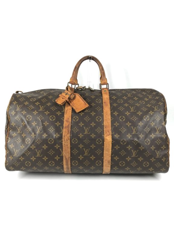 Pre-Owned LOUIS VUITTON M41424 Monogram Keepall 55 Bag, Handbag, Travel Boston Canvas, Men's,...
