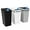 Black/White/Grey, variant on 3 Pack Automatic Small Bathroom Trash Can with Lid - 2.5 Gallon Touchless Garbage Can, Motion Sensor Smart Trash Bin