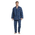 thumbnail image 3 of Kolipajam Men's 100% Cotton Flannel Pajama Set Yarn Dyed Cozy Bottom with Pockets Pjs for Men 3XL, 3 of 5