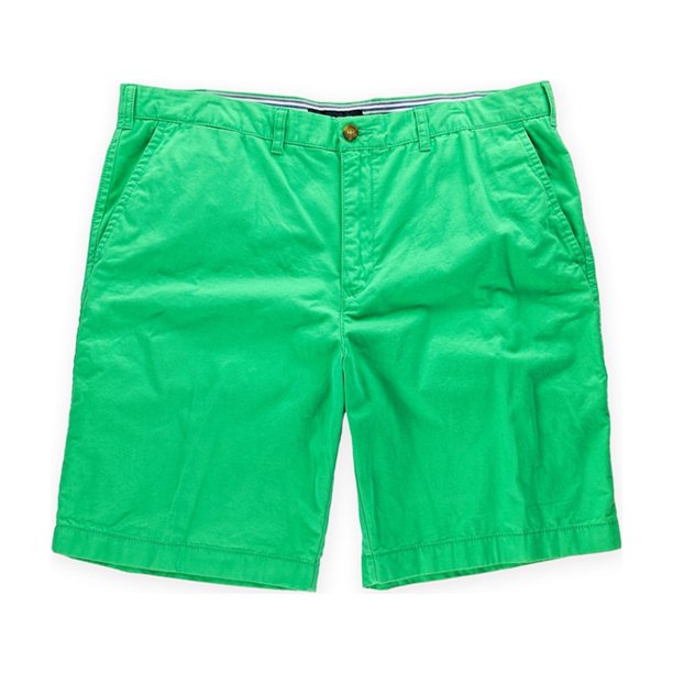 Tommy Hilfiger Mens Classic Casual Chino Shorts, Verde, 34 Tommy Hilfiger chino
