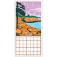 thumbnail image 3 of Wall Calendar 2025-26, National Parks, Large Monthly Planner, Hanging Organizer, Cute for Home Office, Classroom, School, Family Calendar, Easy Planning and Organizing, 12” x 12”, 3 of 3