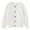 White, variant on ZZwxWA Baby Girls Boys Sweaters Cardigan School Uniform Tops Long Sleeve Button-Down Sweater Fall Coats Toddler Boys Girls Knitted Sweater Embroidery